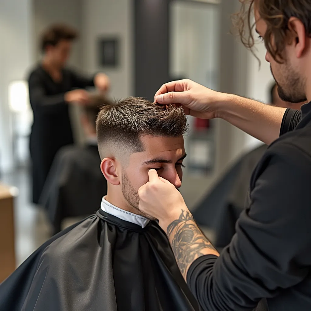 Corte de cabello moderno